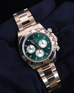 2025 FACTORY STICKERS ROLEX DAYTONA JOHN MAYER GREEN DIAL 126508