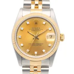 ROLEX DATEJUST WATCHES 68273G STAINLESS STEEL K18 YELLOW GOLD USED