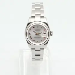 ROLEX DATEJUST 26MM LADIES STEEL WATCH 179160 RHODIUM ROMAN 81949411