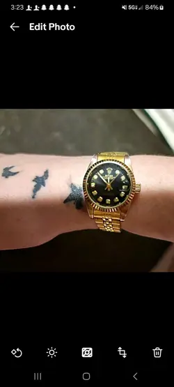 ROLEX OYSTER PERPETUAL DATEJUST 1601 TWO-TONE 18K CHAMPAGNE DIAL