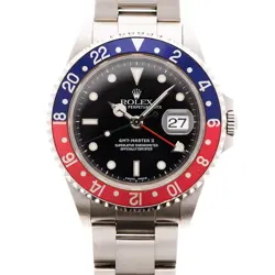 ROLEX STEEL PEPSI GMT-MASTER II REF. 16710 WITH BOX AND PAPERS