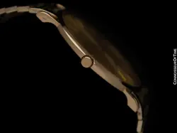 1961 ROLEX Vintage Mens Ultra Thin Pre-Cellini 18K Gold Dress Watch - Warranty