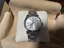 ROLEX AIR-KING 14000 SILVER DIAL OYSTER BRACELET DATE 1998