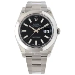 ROLEX DATEJUST 116300 BLACK DIAL