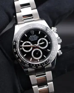 NEW 2025 ROLEX DAYTONA BLACK DIAL 126500LN UNWORN FULL SET