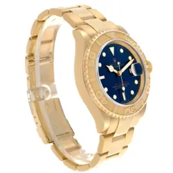 Rolex Yachtmaster 40mm Yellow Gold Blue Dial Mens Watch 16628