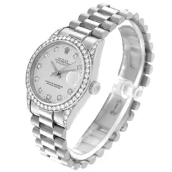 MIDSIZE WHITE GOLD