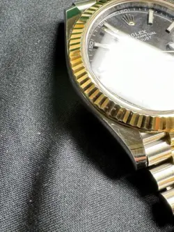 Rolex Datejust 126333 Gold and Silver Jubilee with Gold Bezel BOX AND PAPERS