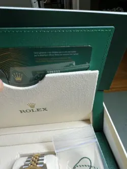 Rolex Datejust 126333 Gold and Silver Jubilee with Gold Bezel BOX AND PAPERS