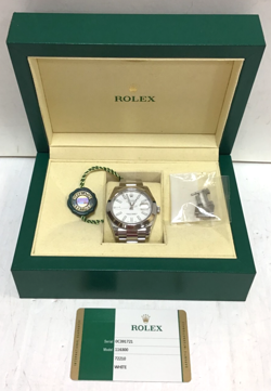 (MA3) ROLEX DATEJUST II 41MM 116300 WHITE DIAL OYSTER BRACELET STEEL WITH BOX