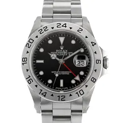 1995 ROLEX EXPLORER II, 16570, 40MM, STEEL, BLACK DIAL, OYSTER BRACELET, WATC...