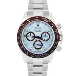 MINT 2019 ROLEX DAYTONA GLACIER ICE BLUE DIAL 40MM 950 PLATINUM WATCH 116506 BOX