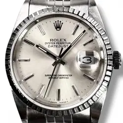 ROLEX DATEJUST 16220 STAINLESS STEEL SILVER DIAL
