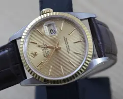 ROLEX 16233 DATEJUST QUICK SET AUTO CAL 3135 MOVEMENT ACCURATELY KEEPING TIME