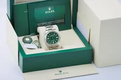 ROLEX OYSTER PERPETUAL 41 124300 GREEN DIAL | 2024 | FULL SET