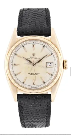 ROLEX 6075 18K YELLOW GOLD VINTAGE BUBBLEBACK