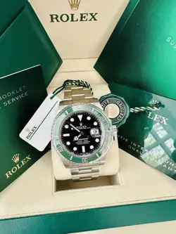 MEN’S 2021 ROLEX SUBMARINER DATE 126610LV STARBUCKS 41MM  BOX & PAPERS