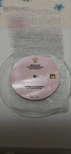 ROLEX DATEJUST PINK SHELL DIAL REDAN