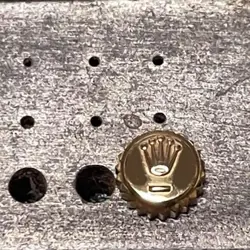 ROLEX CROWN GOLD 6MM24-600-08