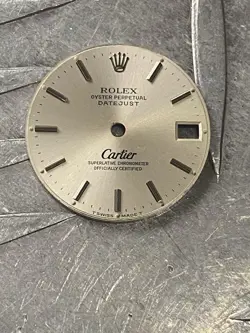 ROLEX GENUINE BOYS SIZE CARTIER DOUBLE NAME RARE CALC 2130 COMPATIBLE