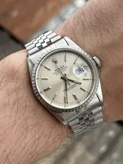 ROLEX DATEJUST 16220 BOX PAPERS SERVICED 2 YEAR WARRANTY AUTHENTICATED BY EBAY