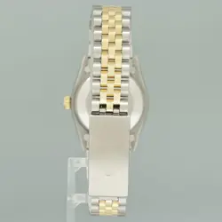 MINT Ladies Rolex 68273 Two Tone 18k Yellow Gold Fluted Steel 31mm Pearl Diamond