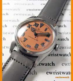 VINTAGE 40S ROLEX OYSTER PERPETUAL CHRONOMETER BUBBLEBACK SALMON CALIFORNIA DIAL