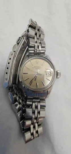 ROLEX OYSTER PERPETUAL DATE 6516 AUTOMATIC LADIES WATCH