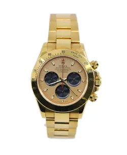 ROLEX DAYTONA 18K YELLOW GOLD WATCH 116528
