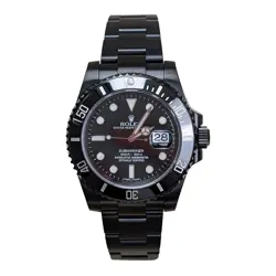 ROLEX SUBMARINER 116610LN BLACK DIAL BLACK PVD OYSTER BRACELET WATCH 2011
