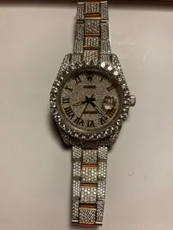 ROLEX MENS WATCH ICED OUT