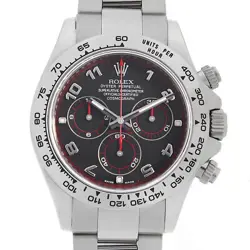 ROLEX DAYTONA 116509 BLACK ARABIAN V NUMBER SECOND HAND MENS