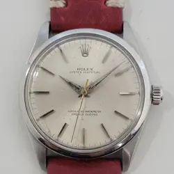 ROLEX OYSTER PERPETUAL REF 1002 34MM MENS AUTOMATIC 1960S SWISS VINTAGE RA143R