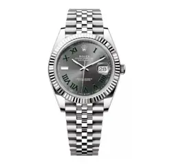 ROLEX DATEJUST GREY DIAL JUBLIEE BRACELET MEN