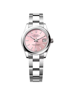 ROLEX DATEJUST 31, PINK SUNRAY, OYSTER,  278240, UNWORN