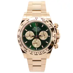 ROLEX DAYTONA 40MM GREEN DIAL WATCH 126508 YG