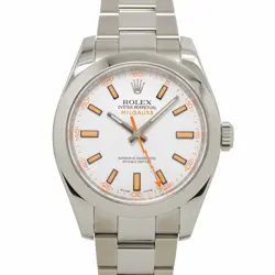 ROLEX MILGAUSS 116400 SERIAL V AUTOMATIC WHITE DIAL MENS WATCH 90269479