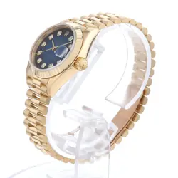 ROLEX DATEJUST 10P DIAMOND 69178G BLUE GRADATION W 905031
