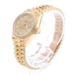 ROLEX DATEJUST BARK BEZEL 10P DIAMOND 69278G T 865731
