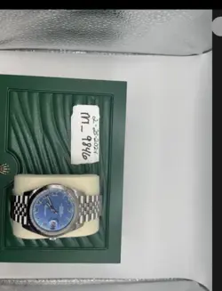 ROLEX DATEJUST 41 NEW 2024 BLUE ROMAN DIAL STAINLESS STEEL FLUTED JUBILEE BAND
