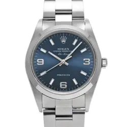ROLEX AIR-KING 14000 BLUE WATCH 670196