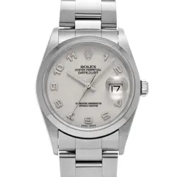 ROLEX DATEJUST 16200 IVORY COMPUTER WATCH 671029