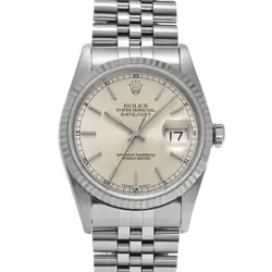 ROLEX DATEJUST 16234 SILVER WATCH 670125