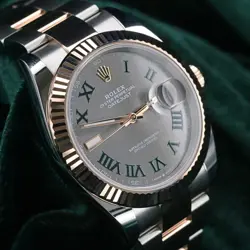 GREY FLUTED BEZEL