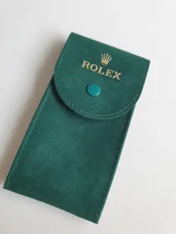 100% GENUINE SUEDE ROLEX WATCH TRAVEL POUCH
