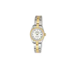 ROLEX DATEJUST 18K YELLOW GOLD AND STAINLESS STEEL WATCH REF. 69173