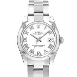 2015 ROLEX DATEJUST 31, 178240, STEEL, WHITE ROMAN DIAL, OYSTER BRACELET, BOX...