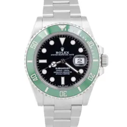 MINT 2024 PAPERS ROLEX SUBMARINER DATE 41 KERMIT GREEN STEEL 41MM 126610 LV BOX