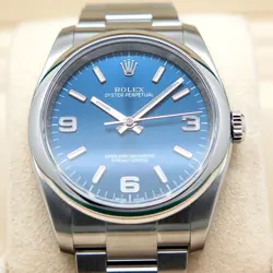 Rolex 116000 Oyster Perpetual with Blue Dial