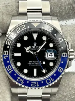 ROLEX GMT MASTER II BATMAN OYSTER 126710BLNR BOX & PAPERS 2024